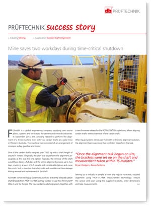 Pruftechnik Succss Stories Cardan Shaft Alignment 2