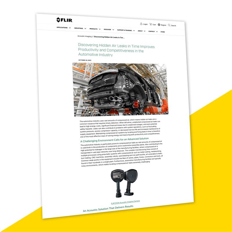 Acoustic Imaging in Automotive Industry Article